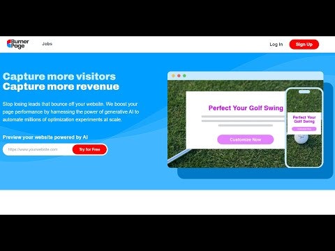 BurnerPage AI Optimization
