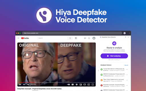 Hiya Deepfake Voice Detector