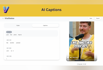 AI captions