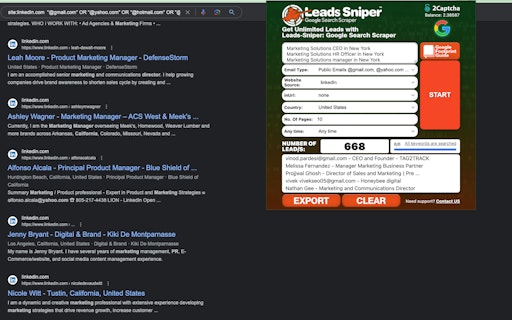 Leads Sniper