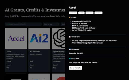 AI Grants Finder