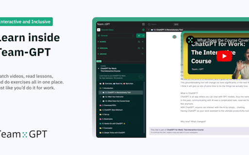 ChatGPT for Work: The Interactive Course