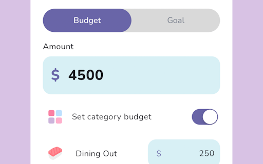 The Budgeting App - Spend Tracker