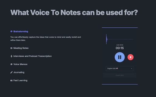 Voice To Notes