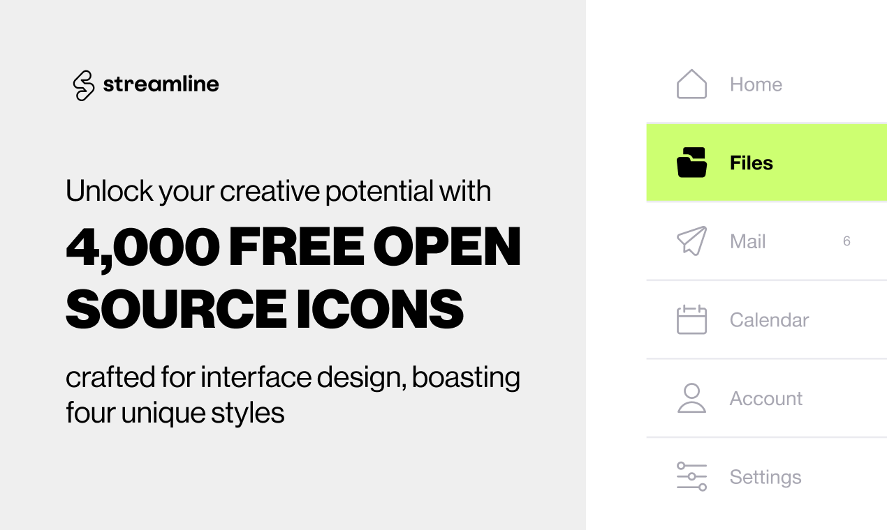 4,000 Free Open Source UI Icons