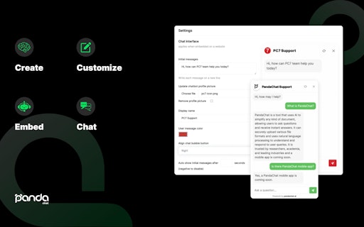 PandaChat Embed