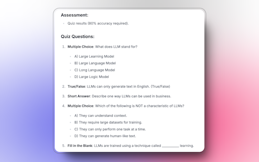 Smart Lessons Planner