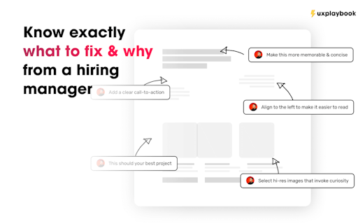 UX Portfolio Critique