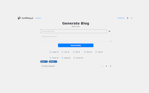 JustBlog.ai