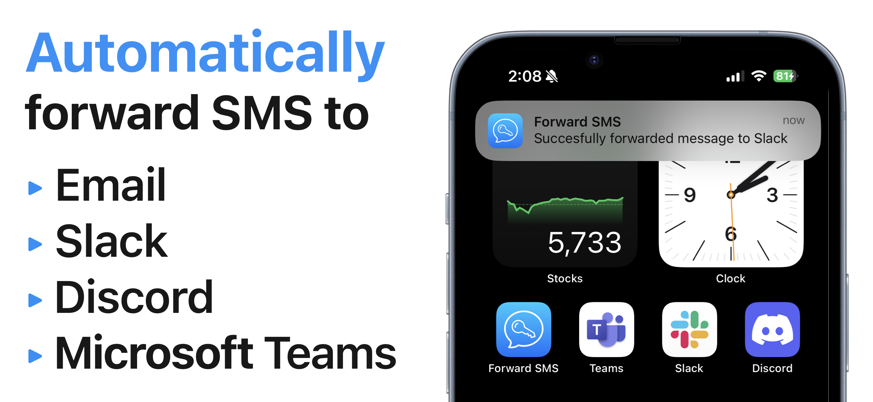 Forward SMS