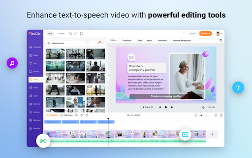 Text to Speech by FlexClip