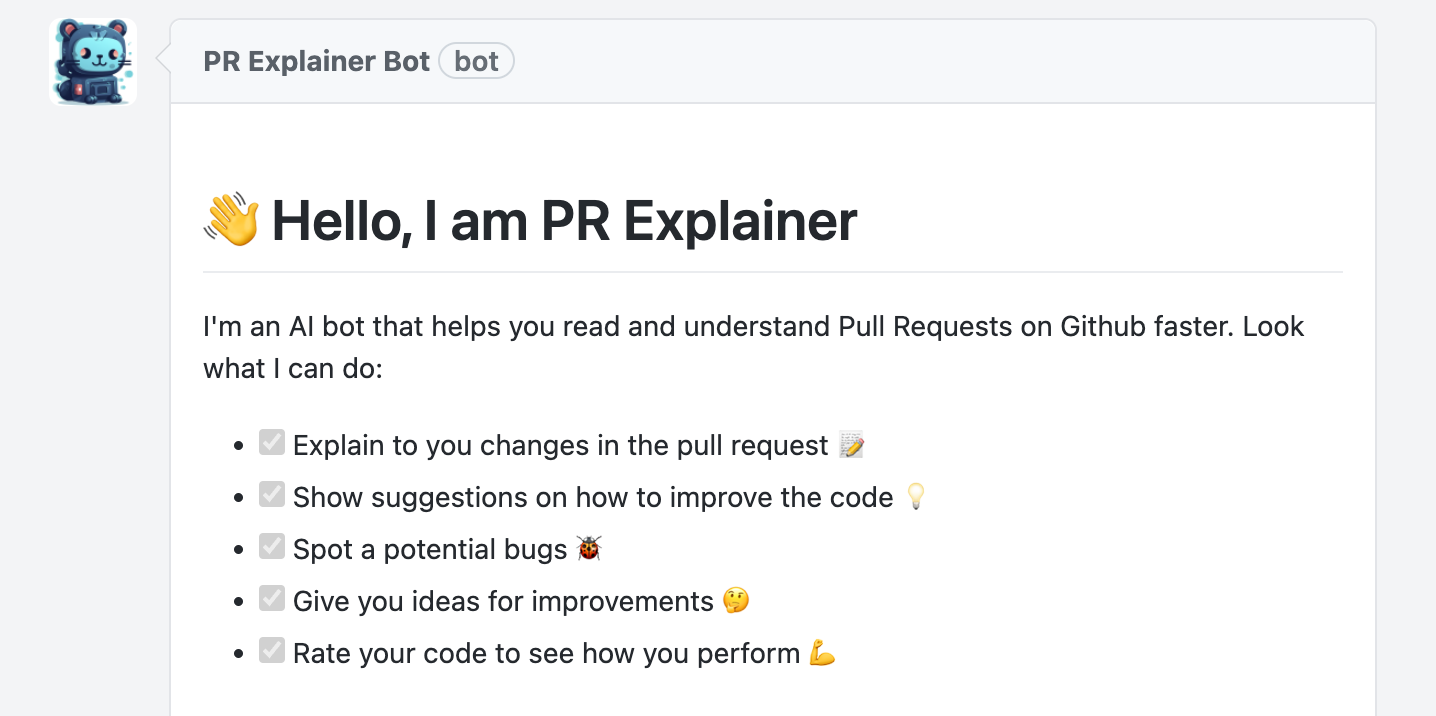 PR Explainer Bot