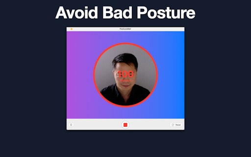 AI Posture Monitoring App on Your Mac