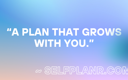 Selfplanr