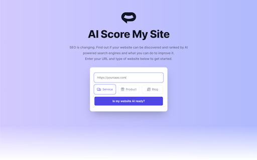 AI Score My Site