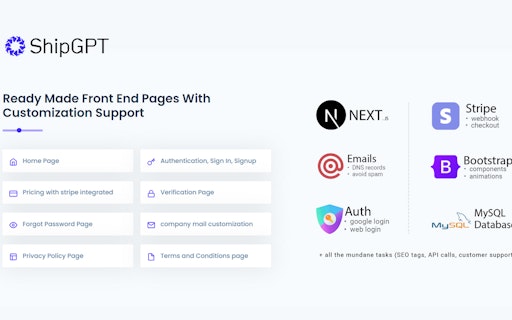 Learn, Build & Ship SaaS with ShipGPT