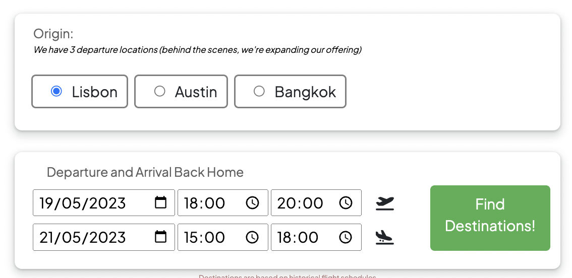 Flights For Flaneurs