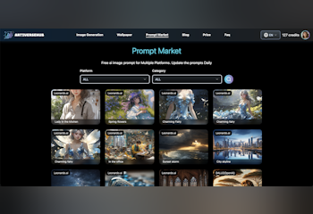 Free prompt market by Artiversehub