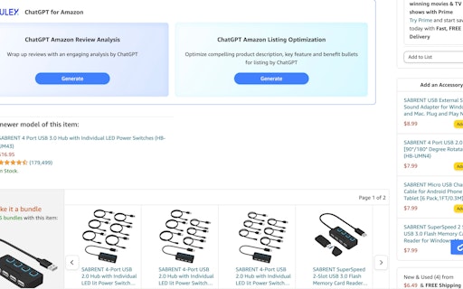 ChatGPT for Amazon