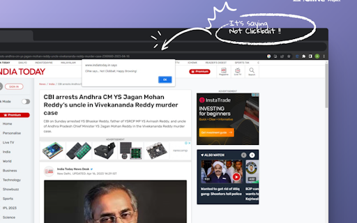 CliNe - Clickbait News Detector