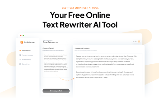 Text Enhancer AI