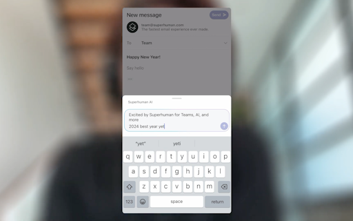 Superhuman AI for iPhone & iPad