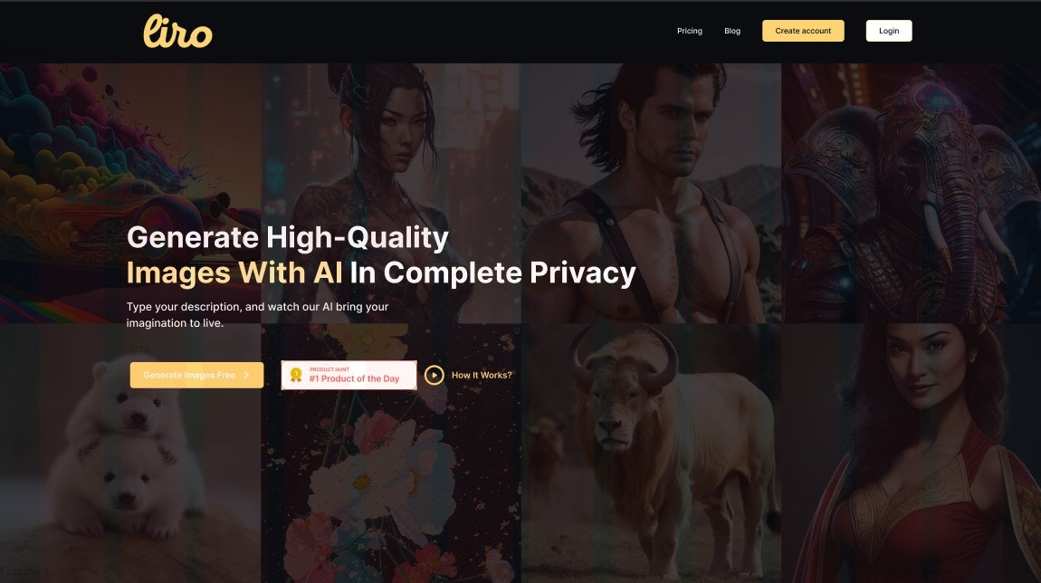 Liro - AI Image Generator Tool
