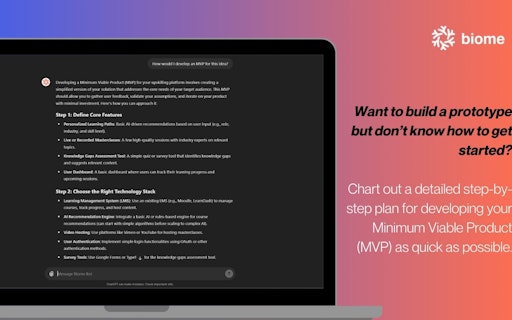 Biome Bot: Your AI Cofounder