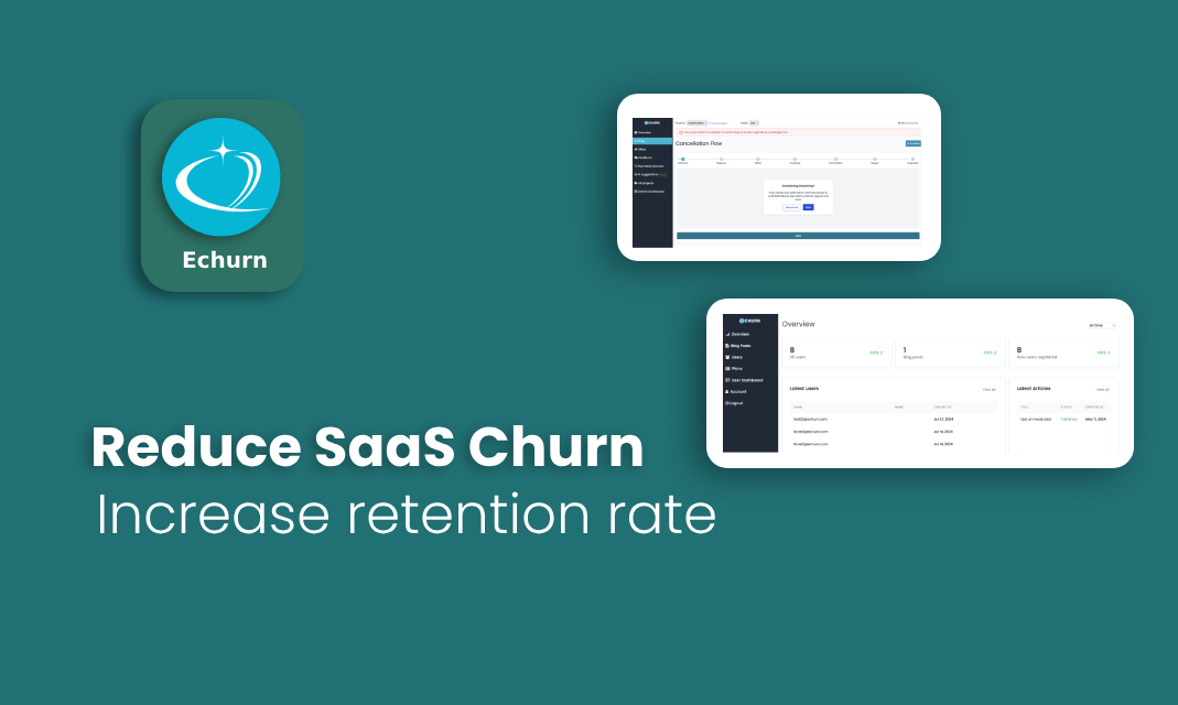 Echurn - Reduce churn & boost retention