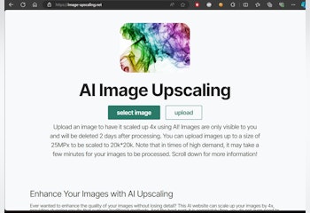 Free AI Image Upscaling