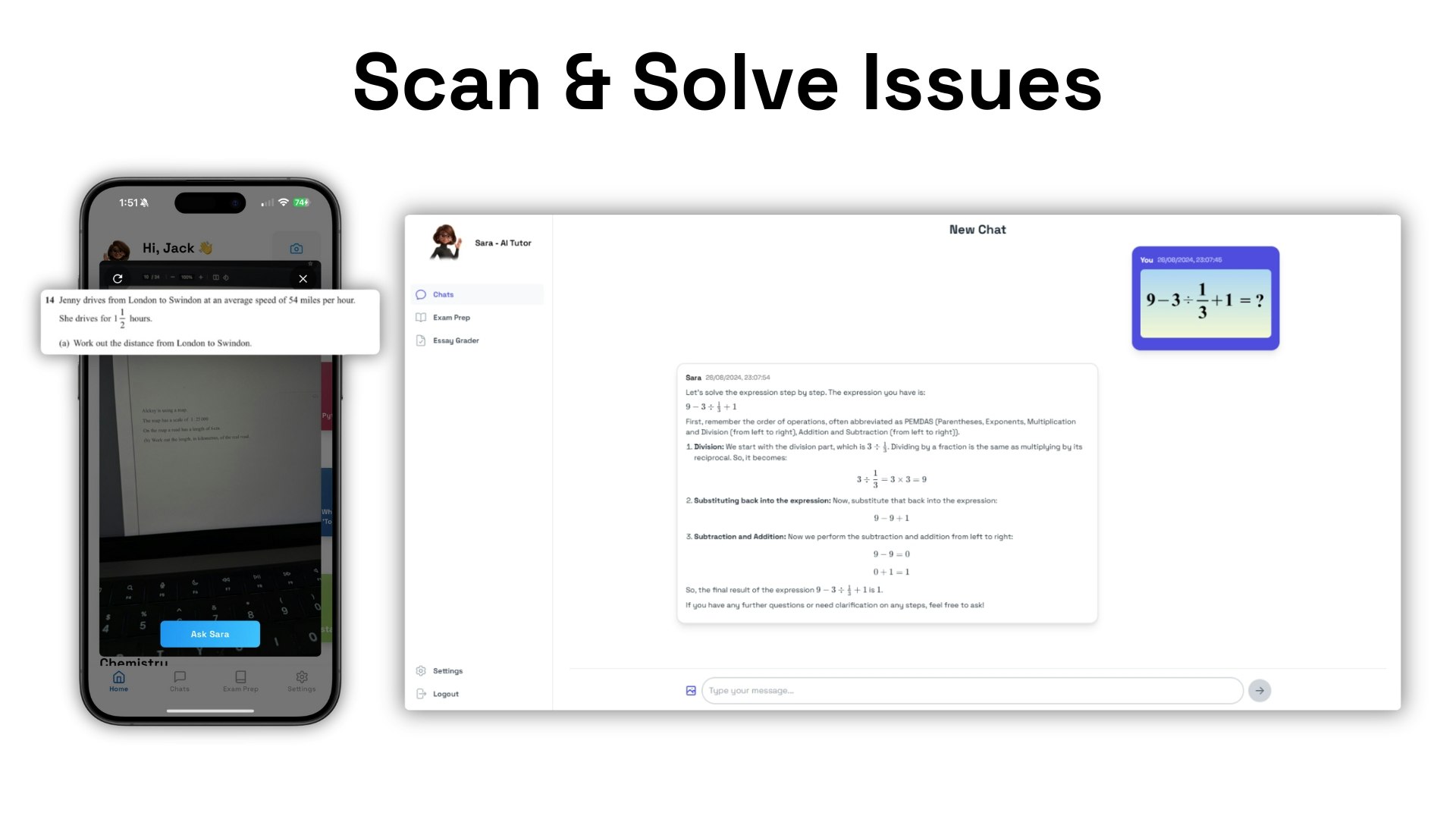Sara - AI Tutor & Exam Planner