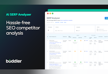 AI SERP Analyzer by Buddler