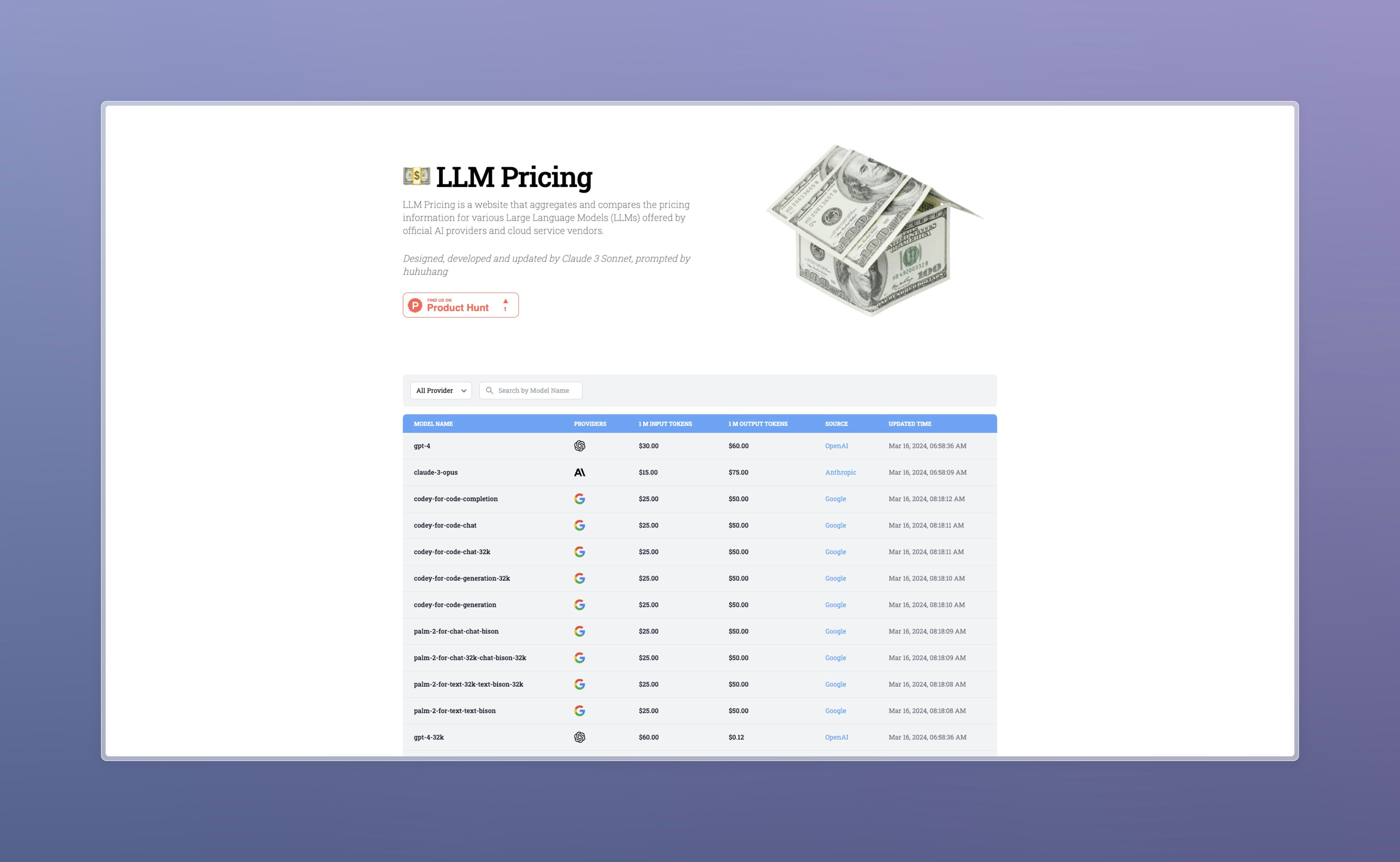 LLM Pricing