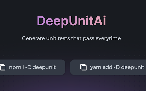DeepUnit