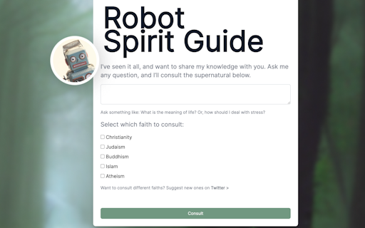 Robot Spirit Guide