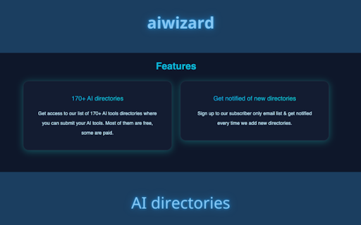 aiwizard AI directories