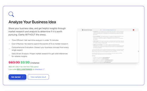 Business Plan Factory