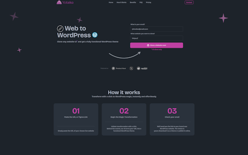 Web to WordPress AI