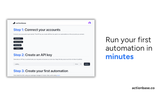 Web Action SDK