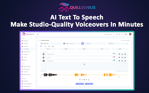 QuillGenius AI Copywriting Tool