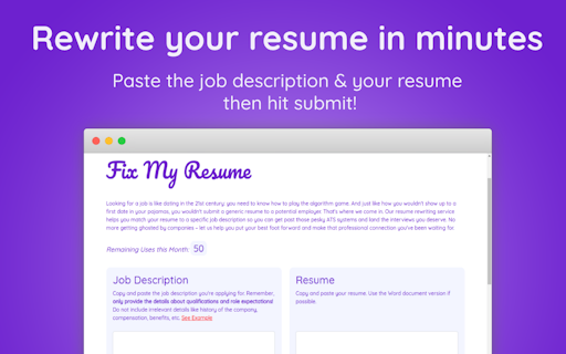 Flavored Resume