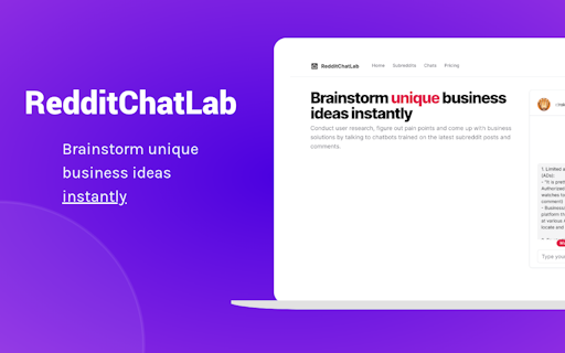 RedditChatLab