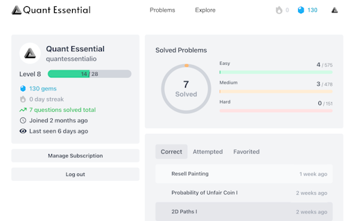 Quant Essential