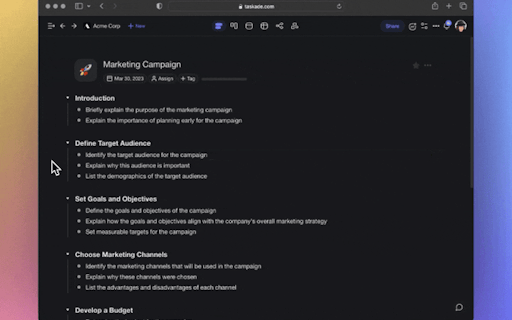 Taskade AI