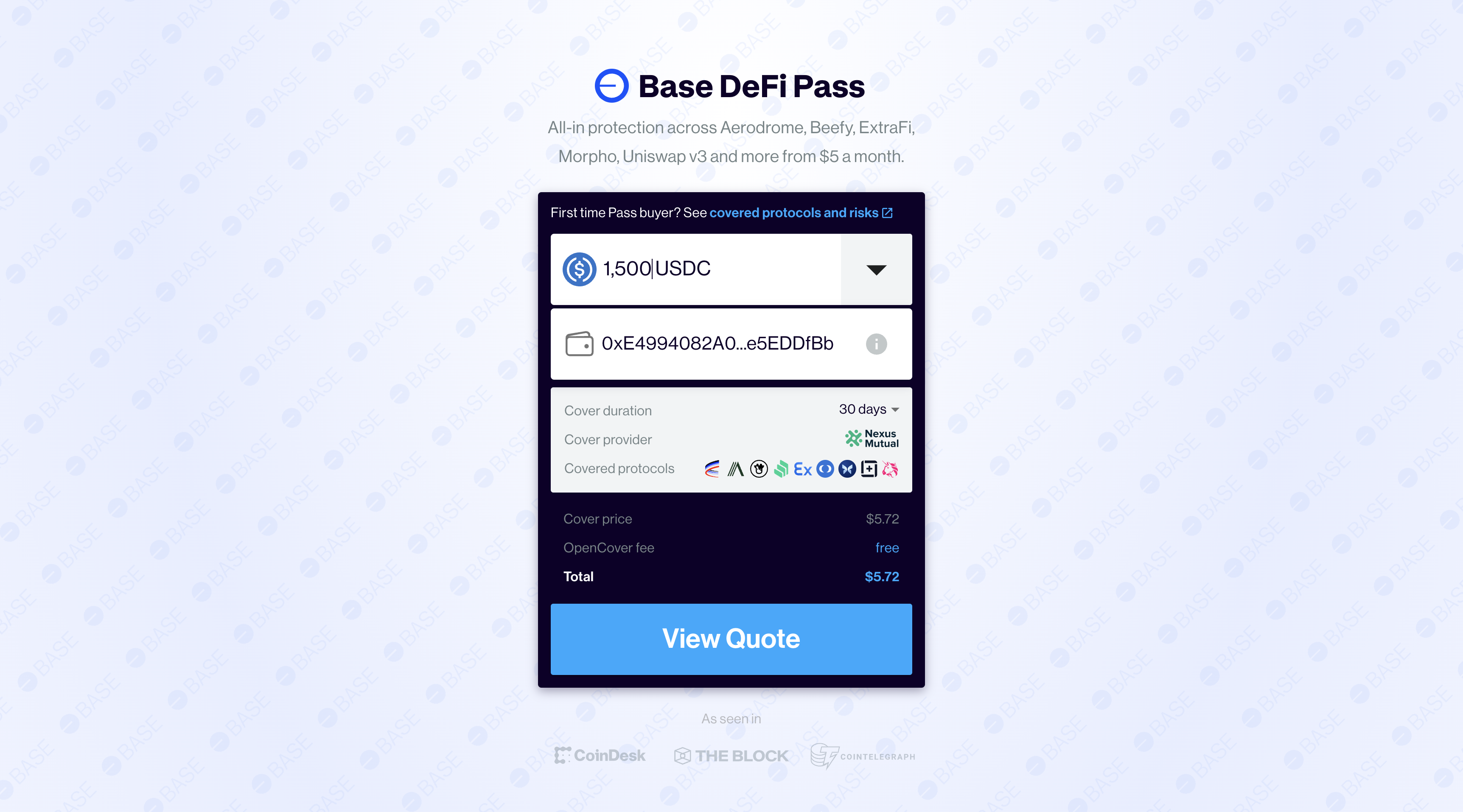 The Base DeFi Pass