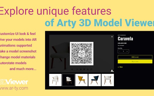 Arty 3D Viewer Extension for Magento