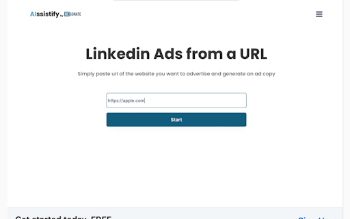Free AI-Powered LinkedIn Ad Generator