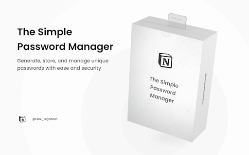 The Simple Password Manager