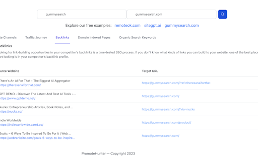 PromoteHunter