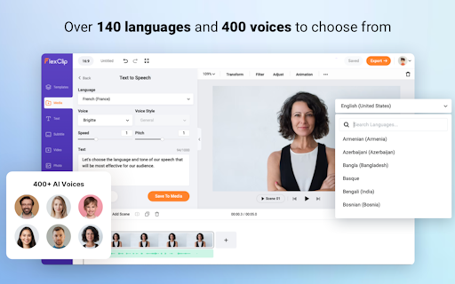 Text to Speech by FlexClip